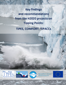 Policy brief-Key findings and recommendations from the H2020 projects on Tipping Points: TiPES, COMFORT, TiPACCs
